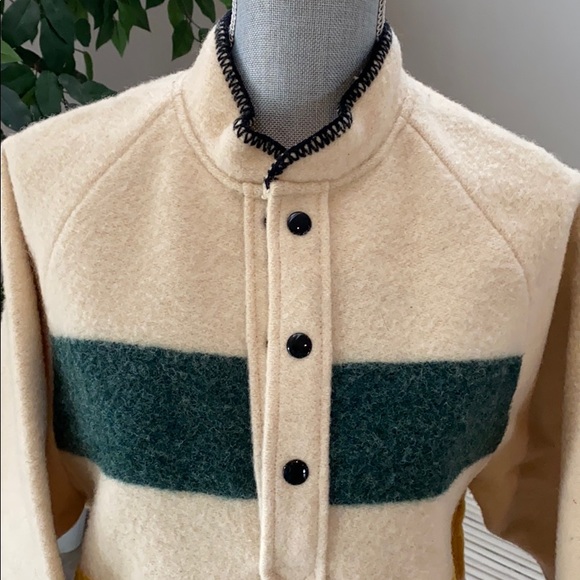 {Woolrich} Vintage Hudson Bay Wool Pullover Jacket - Picture 2 of 13